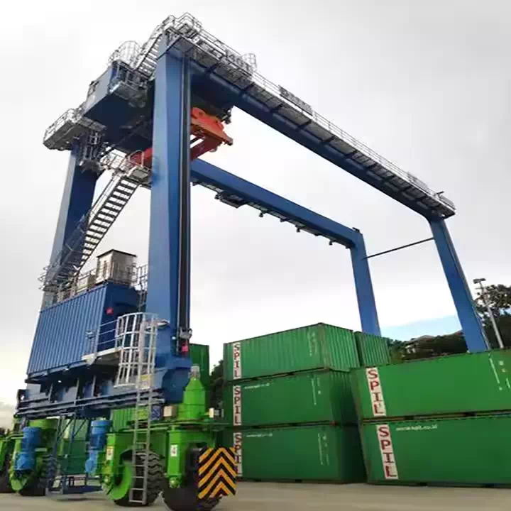 Rubber-Tired Gantry (RTG) Crane