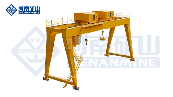 Double-trolley electromagnetic hook dual-purpose gantry crane.webp