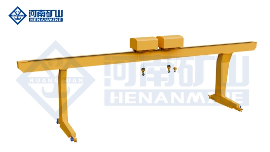 Double trolley L-type gantry crane 1.webp