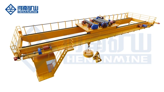 Grab bucket electromagnetic dual-purpose bridge crane.webp